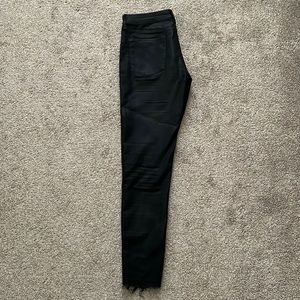 GUC Articles of Society sz 28 black skinny jeans with coating
